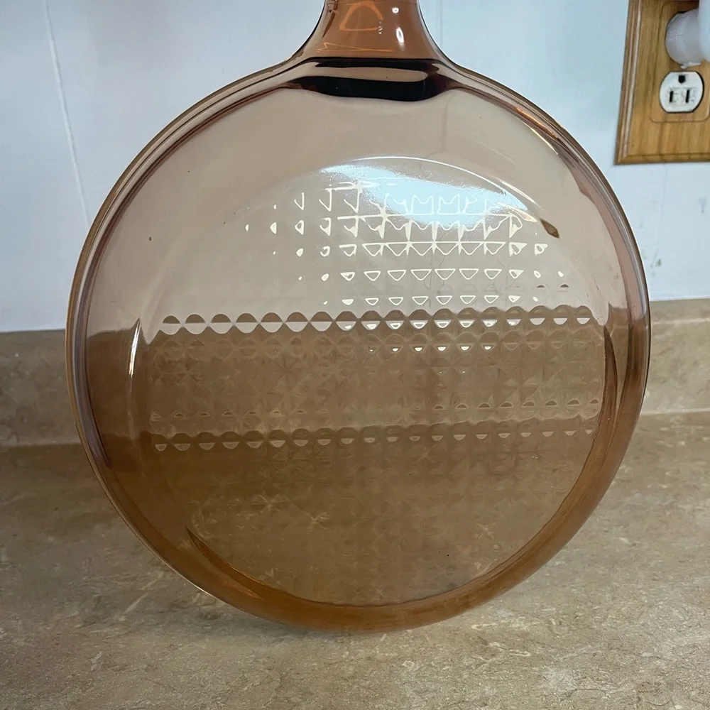 Visions Corningware Amber Glass Skillet